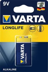 VARTA Elem, 9V, 1 db, VARTA "Longlife" VARTA Elem, 9V, 1 db, VARTA "Longlife"