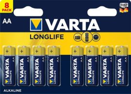 VARTA Elem, AA ceruza, 8 db, VARTA "Longlife" VARTA Elem, AA ceruza, 8 db, VARTA "Longlife"