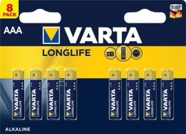 VARTA Elem, AAA mikro, 8 db, VARTA "Longlife" VARTA Elem, AAA mikro, 8 db, VARTA "Longlife"