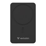VERBATIM Power bank, mágneses (vezeték nélküli), 10.000mAh, VERBATIM "Charge n Go Essentials", fekete VERBATIM Power bank, mágneses (vezeték nélküli), 10.000mAh, VERBATIM "Charge n Go Essentials", fekete