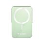   VERBATIM Power bank, mágneses (vezeték nélküli), 10.000mAh, VERBATIM "Charge n Go", zöld