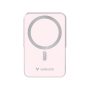   VERBATIM Power bank, mágneses (vezeték nélküli), 10.000mAh, VERBATIM "Charge n Go", rózsaszín