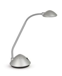 MAUL Asztali lámpa, LED MAUL "Arc", ezüst