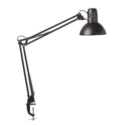 MAUL Asztali lámpa, energiatakarékos, felfogatható, MAUL "Study", fekete