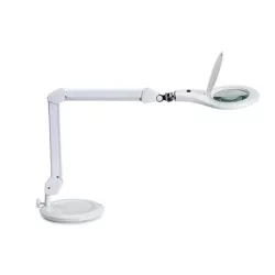 MAUL Asztali lámpa, LED, nagyító, MAUL "Makro", fehér