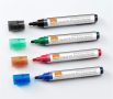  NOBO Táblamarker készlet, 1-3 mm, folyékonytintás, NOBO, 6 különböző szín