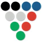 NOBO Mágneskorong, 20 mm, 8 db, NOBO kék NOBO Mágneskorong, 20 mm, 8 db, NOBO kék