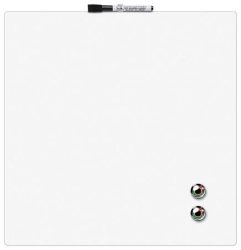 NOBO Üzenőtábla, mágneses, írható, fehér, 36x36 cm, NOBO/REXEL