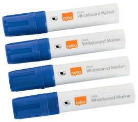 NOBO Táblamarker, vágott hegyű, 10 mm, NOBO "Glide", kék NOBO Táblamarker, vágott hegyű, 10 mm, NOBO "Glide", kék