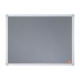  NOBO Üzenőtábla, alumínium keret, 60x45 cm, NOBO "Essentials", szürke