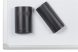 . Mágneses tolltartó és táblatörlő, fekete, 12,8x6x3 cm