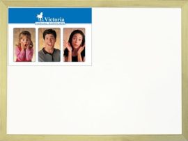 VICTORIA VISUAL Fehértábla, nem mágneses, 30x40 cm, fa keret, VICTORIA VISUAL VICTORIA VISUAL Fehértábla, nem mágneses, 30x40 cm, fa keret, VICTORIA VISUAL