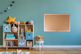 VICTORIA VISUAL Parafatábla, 60x90 cm, fa keret, VICTORIA VISUAL VICTORIA VISUAL Parafatábla, 60x90 cm, fa keret, VICTORIA VISUAL