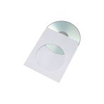   Boríték TCD öntapadó körablakos cd papírtok 125x125mm 1000 db Bluering® fehér