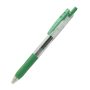   Zselés toll 0,5mm, zöld test, Zebra Sarasa Clip, írásszín zöld