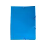 Gumis mappa A4, műanyag Bluering® kék