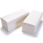   Kéztörlő 2 rétegű V hajtogatású 100% cellulóz 200 lap/csomag 15 csomag/karton Millena hófehér
