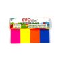   Jelölőcímke 20x50mm, 4x25lap, papír, vegyes neon színek EVOffice
