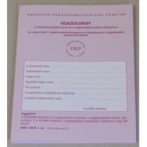 B.Kpe 160/A OEP Tb.Igazolvány B.Kpe 160/A OEP Tb.Igazolvány