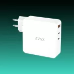 Avax CH921W HÁLÓZATI TÖLTŐ 140W, 2X USB-C, USB-A, FEHÉR