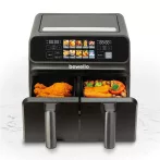 Bewello BW1002D FORRÓLEVEGŐS SÜTŐ DUPLA KOSARAS, 4+4 L