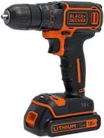 Black and Decker BDCDC18BAFC-QW FÚRÓ/CSAVAROZÓ 2 AKKU + 80 TARTOZÉK + KOFFER