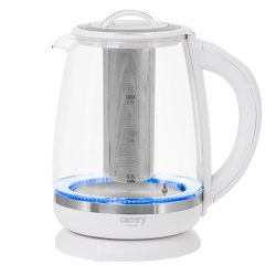 Camry CR1290WHITE VÍZFORRALÓ TEA INFUZERREL