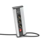 Delight 20483S SAROKELOSZTÓ KAPCSOLÓVAL 3 X 250V, 16A, 2 X USB Delight 20483S SAROKELOSZTÓ KAPCSOLÓVAL 3 X 250V, 16A, 2 X USB