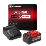 Einhell 5,2 AH 18V POWER X-CHANGE STARTER-KIT AKKU TÖLTŐ