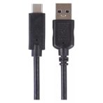  Emos SM7021BL TÖLTŐ- ÉS ADATKÁBEL USB-A 3.0 / USB-C 3.1, 1 M, FEKETE