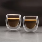 Family 57176H ÜVEGPOHÁR DUPLAFALÚ 80 ML 2 DB