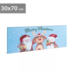 Family Christmas 58464 LED FALI KÉP 70 X 30 CM