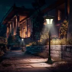 Garden of Eden 11404 LED-ES SZOLÁR LÁMPA, KANDELÁBER