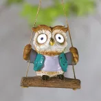   Garden of Eden 11428E SZOLÁR DEKORÁCIÓ BAGOLY,  2 FEHÉR LED, 10 X 6,5 X 19 CM