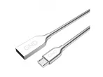 GND MICUSB1M3 MICRO USB KÁBEL 1M EZÜST ACÉL