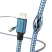 Hama 00201553 ADATKÁBEL LIGHTNING "REFLECTIVE" 1,5M, KÉK