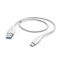   Hama 00201596 ADATKÁBEL USB 3.1,  TYPE-C/USB A, 1,5M, FEHÉR