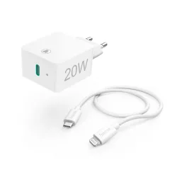 Hama 00201620 HÁLÓZTI TÖLTŐ (PD) 20W+LIGHTNING - USB TYPE-C ADATKÁBEL
