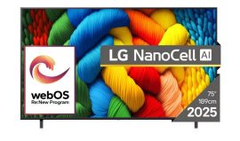 Lg 75NANO80A3B UHD NANOCELL SMART TV