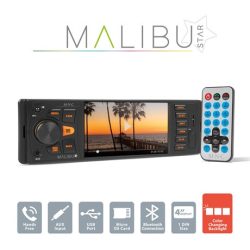 MNC 39751 FEJEGYSÉG "MALIBU" - 1 DIN - 4 X 50 W - LCD - BT - MP5 - AUX - SD - USB