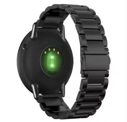 Mybandz 22SKU341 KLASSZIKUS FÉM ÓRASZÍJ / FEKETE / 22MM