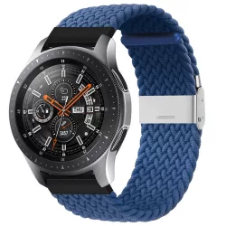 Mybandz 28892 ÁLLÍTHATÓ FONOTT SZÖVET ÓRASZÍJ /KÉK/ 22MM