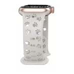   Mybandz 85324 APPLE WATCH PAW SZILIKON ÓRASZÍJ/FEHÉR/40/41/42MM