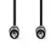 Nedis CAGL22000BK20 AUDIO KÁBEL 2 M Nedis CAGL22000BK20 AUDIO KÁBEL 2 M