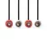 Nedis CAGL24200BK50 AUDIO KÁBEL Nedis CAGL24200BK50 AUDIO KÁBEL