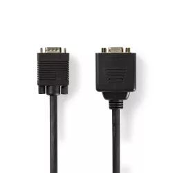 Nedis CCGP59120BK02 VGA KÁBEL 0,2 M Nedis CCGP59120BK02 VGA KÁBEL 0,2 M