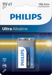 Philips 6LR61E1B/10 ELEM ULTRA ALKALI 9V 1-BLISZTER