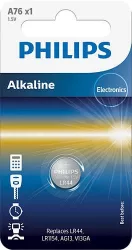 Philips A76/01B GOMBELEM ALKALI LR44 1.5V 1-BLISZTER