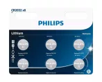   Philips CR2032P6/01B GOMBELEM LÍTIUM 3.0V 6-BLISZTER (20.0 x 3.2)