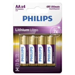 Philips FR6LB4A/10 ELEM LÍTIUM ULTRA AA 4-BLISZTER